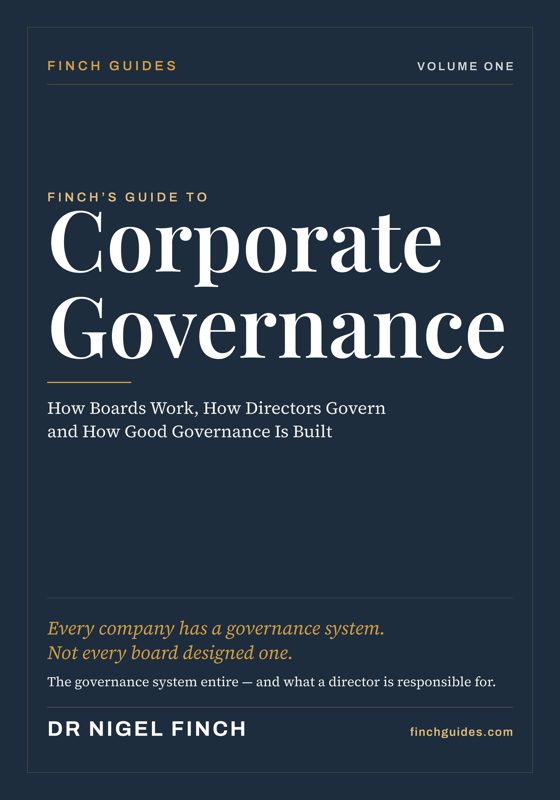 Finch's Guide to Corporate Governance